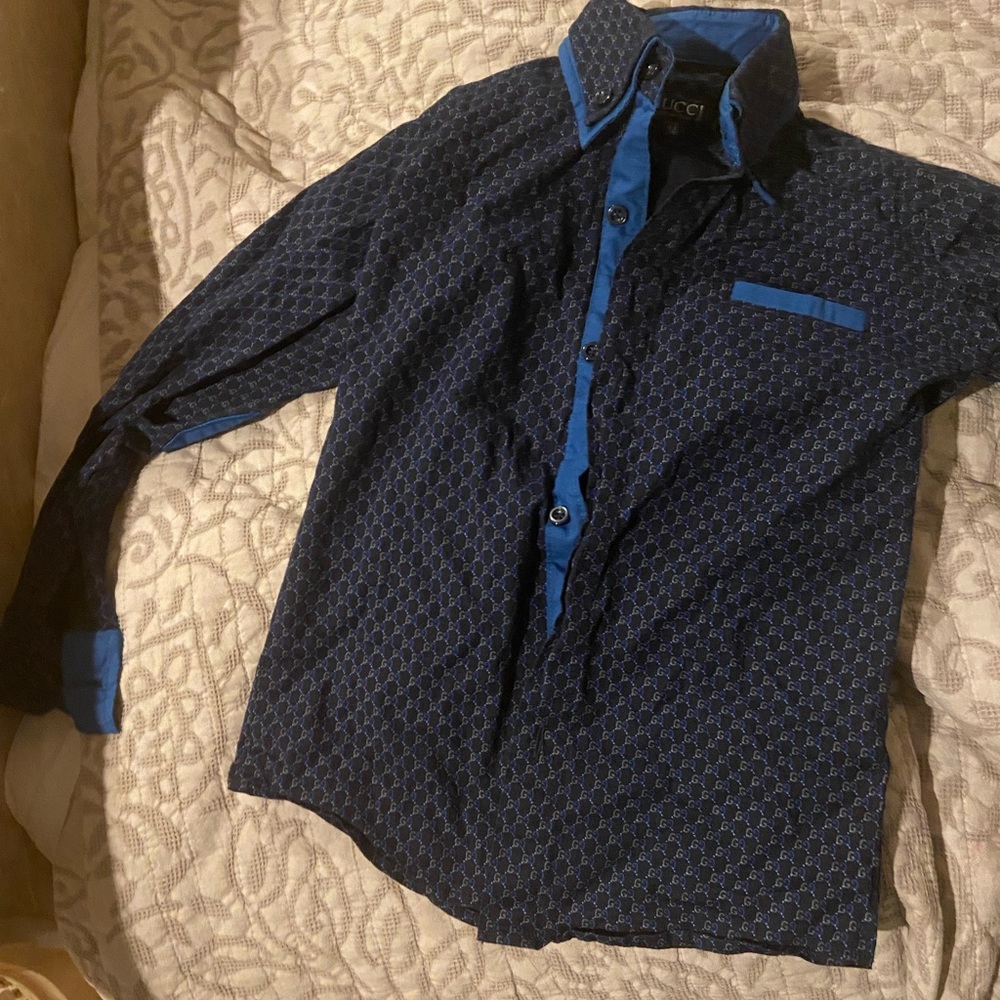 Gucci style shirt boys 👔 - Picture 2 of 2
